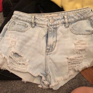 pacsun denim shorts
